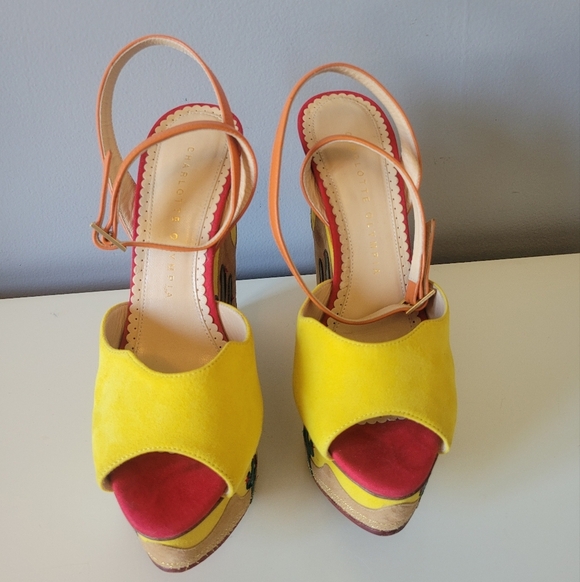 Charlotte Olympia Wild Wild Wedge, VGUC, Size 6 - Picture 3 of 14